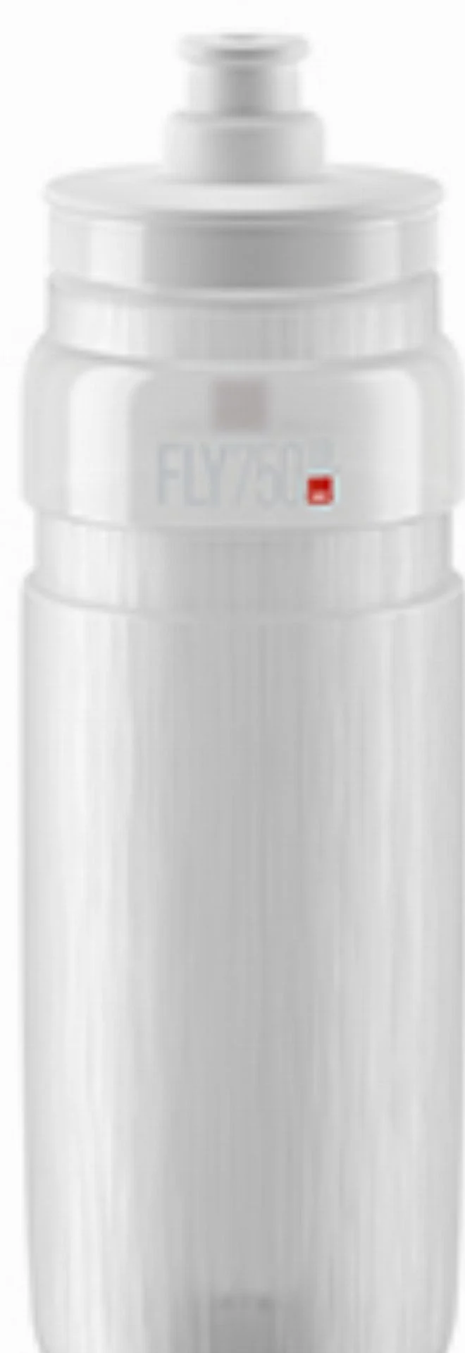 Elite Fly Tex Trinkflasche transparent/weiß