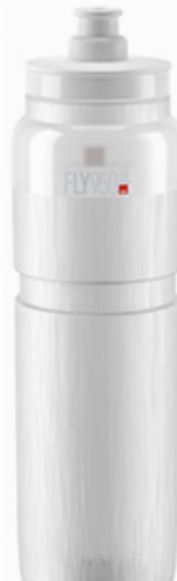Elite Fly Tex Trinkflasche transparent/weiß