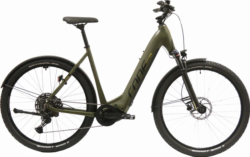 Cone eCross IN 3.0 625 Wh E-Bike Wave 29" dunkelgrün/schwarz