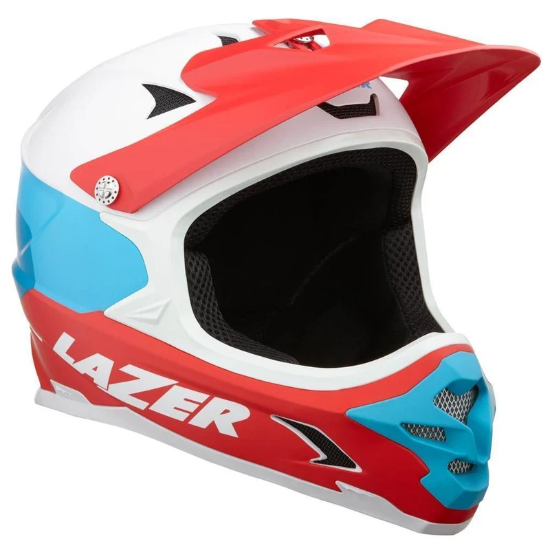 Lazer Phoenix+ Matt White Blue Red