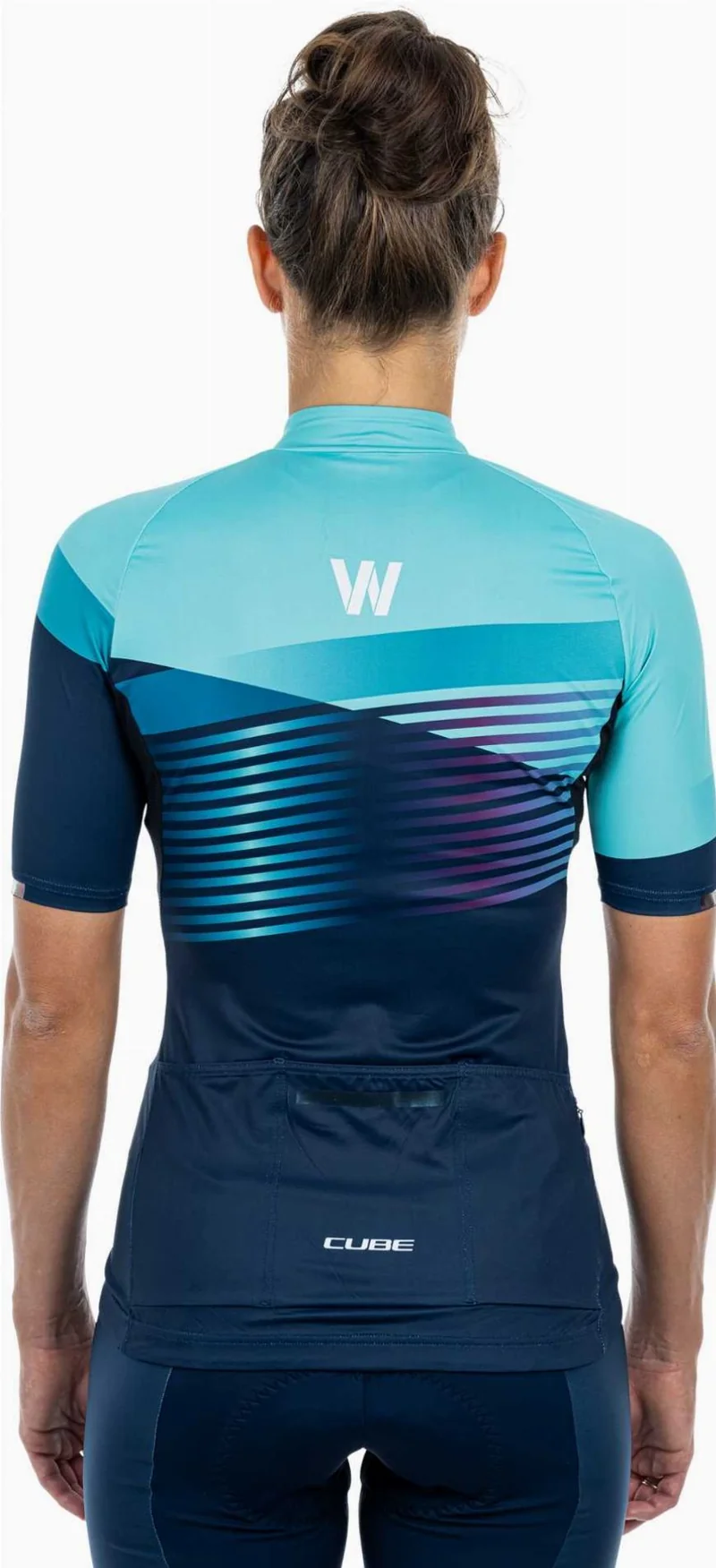 Cube Teamline WS Trikot Kurzarm blue´n´mint