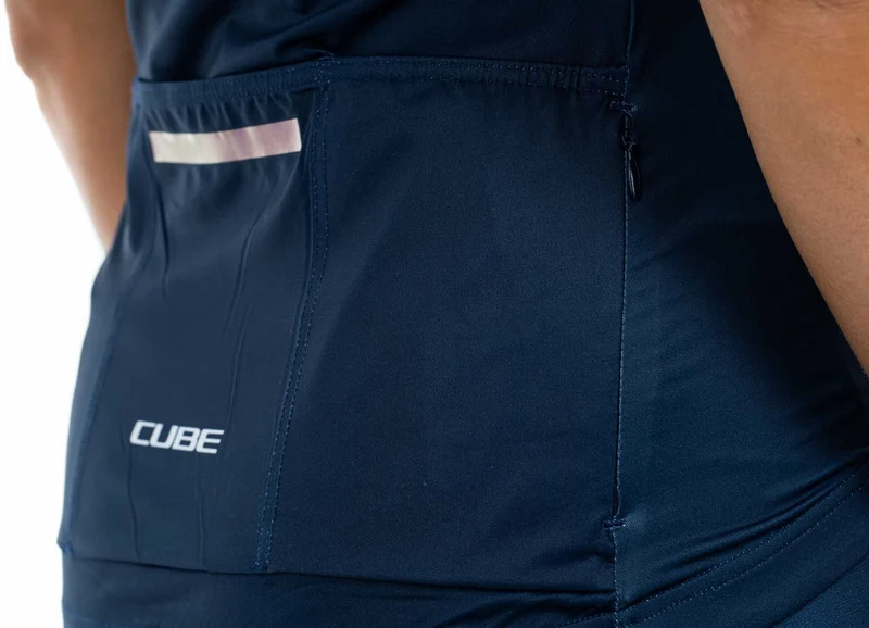 Cube Teamline WS Trikot Kurzarm blue´n´mint