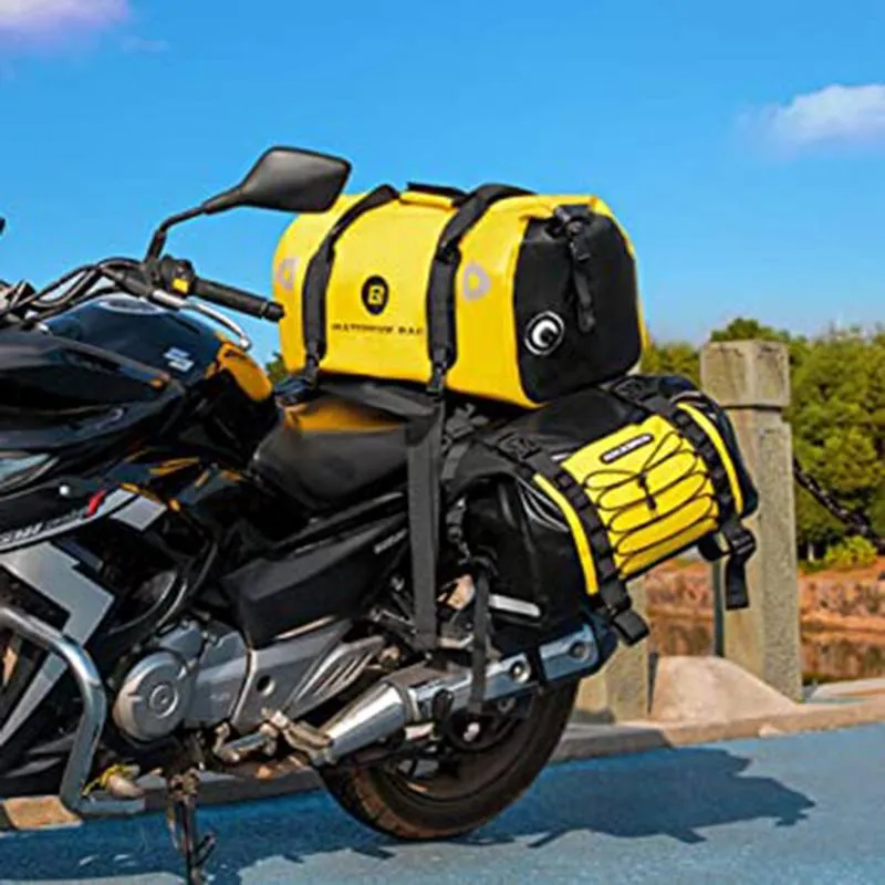 Motorrad Gepäckträgertaschen wasserdicht Motorradtasche 62L