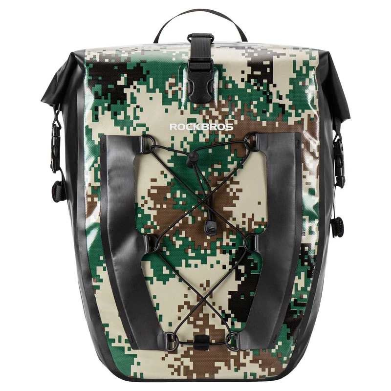 ROCKBROS 100 % wasserdichte Transporttaschen mit Netztasche 27L