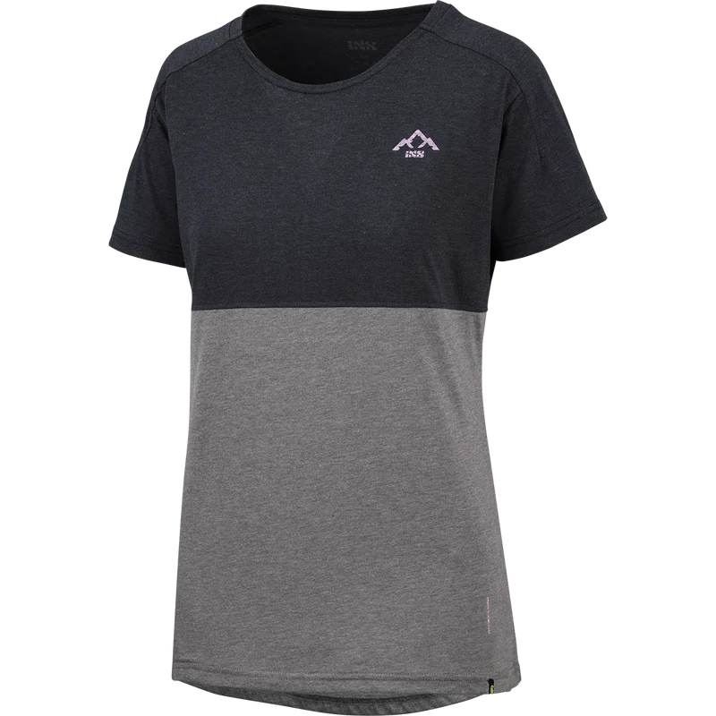 Flow Kids Tech Tee Mountain schwarz-graphit