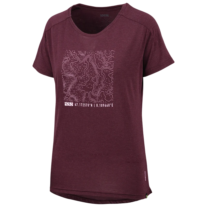 Flow Women Tech Tee Contour raisin