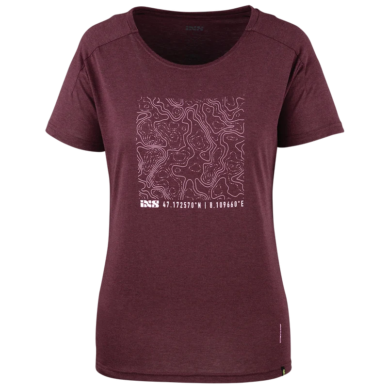 Flow Women Tech Tee Contour raisin