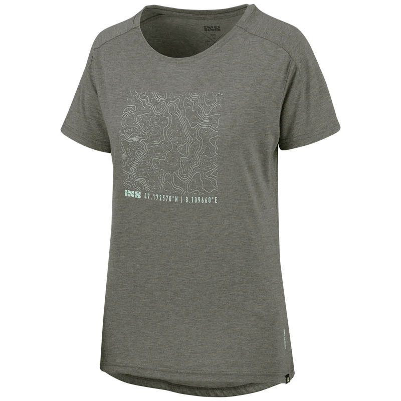 Flow Women Tech Tee Contour graphit
