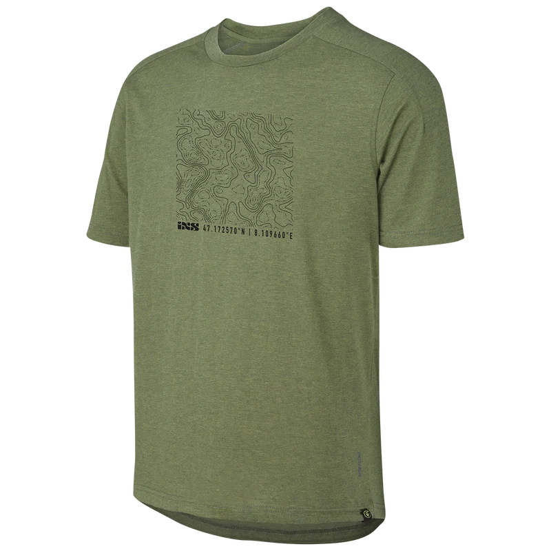 Flow Kids Tech Tee Contour olive