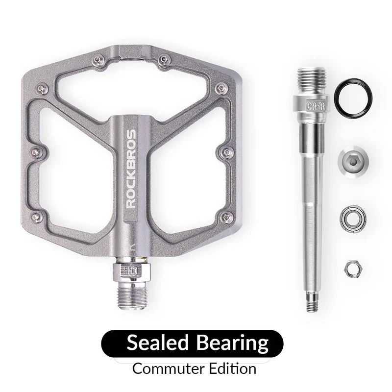 ROCKBROS Aluminium Platform Pedale 9/16 Zoll für MTB E-Bike Stadtrad