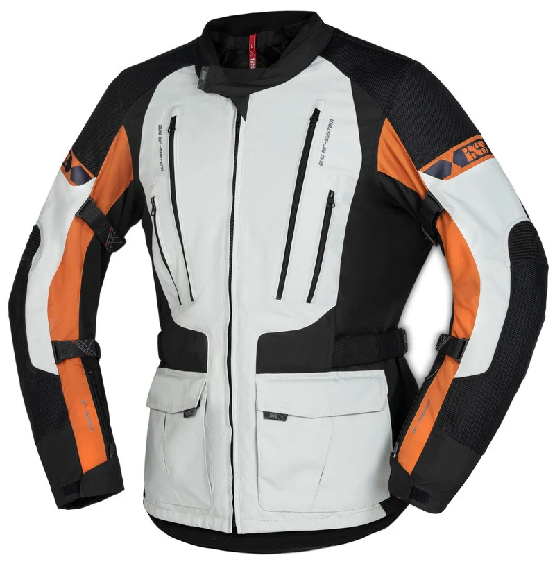 Tour Jacke Lennik-ST schwarz-hell grau-braun