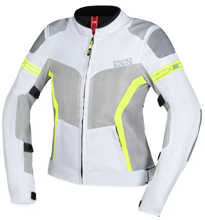 Sport Damen Jacke Trigonis-Air hellgrau-grau-neon gelb