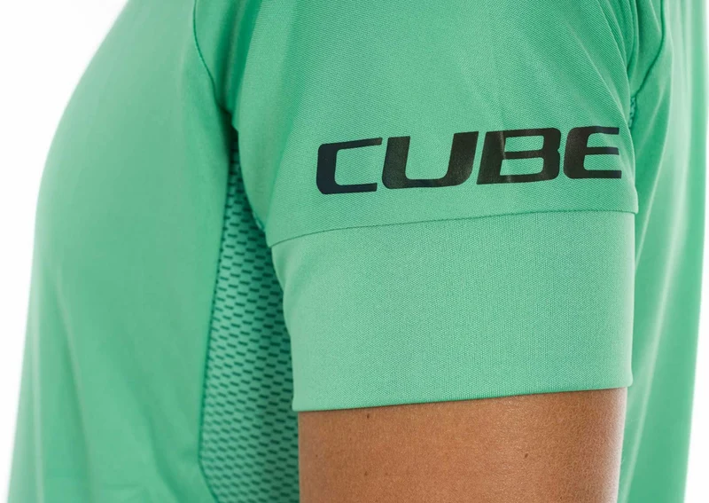 Cube ATX WS Rundhalstrikot Kurzarm green