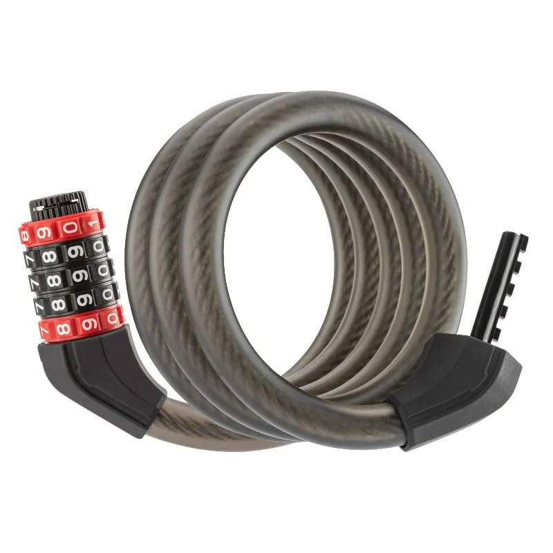 ROCKBROS Fahrradschloss mit 5-stelligem Zahlencode aus PVC und Stahl