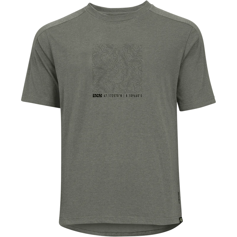 Flow Kids Tech Tee Contour graphit