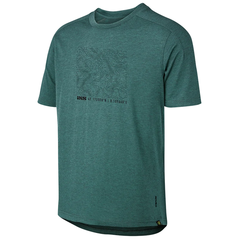 Flow Kids Tech Tee Contour everglade