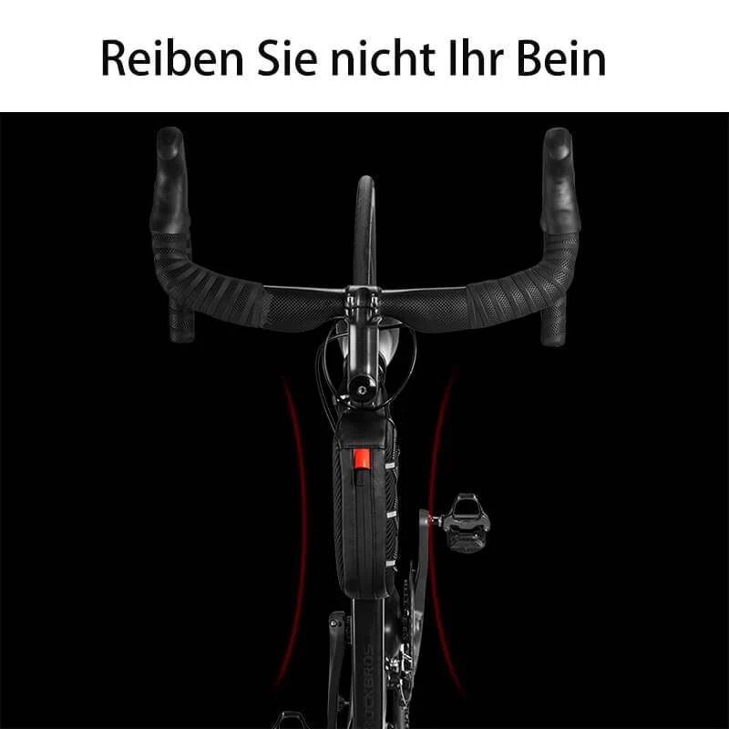 ROCKBROS Wasserdichte Rahmentasche Oberrohrtasche Schwarz 1L