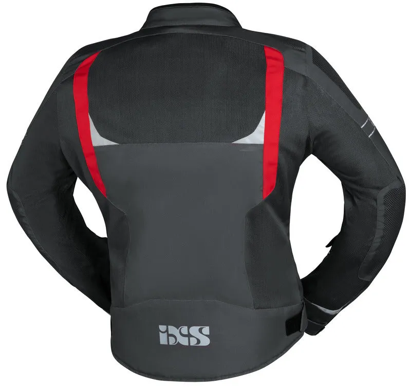 Sport Jacke Trigonis-Air dunkelgrau-grau-rot