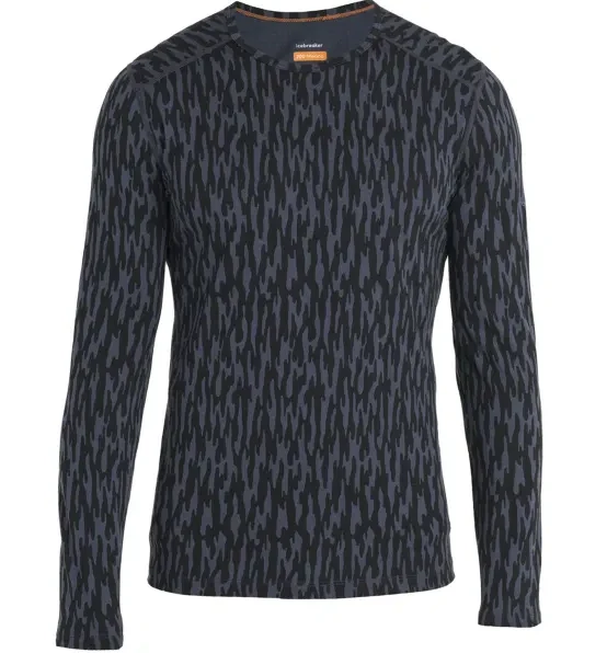 Men Merino 200 Oasis LS Crewe Glacial Flow
