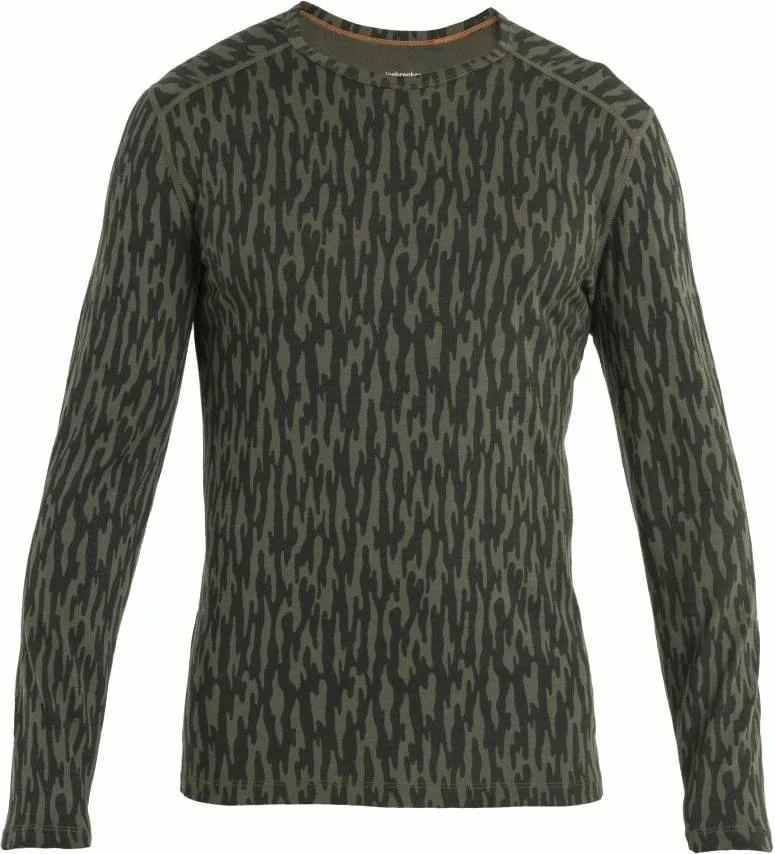 Men Merino 200 Oasis LS Crewe Glacial Flow