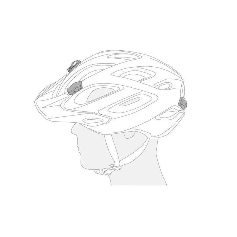 Petzl - Uni Adapt Stirnlampenhalterung für Helm 4er Pack