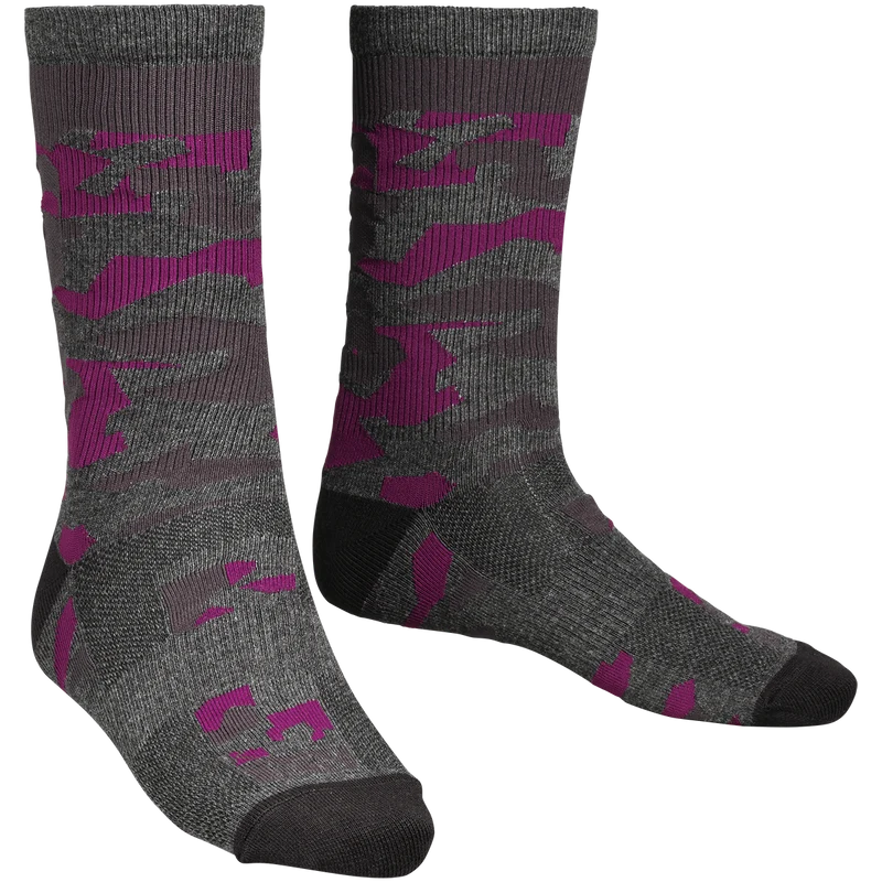 Double Socks raisin camo