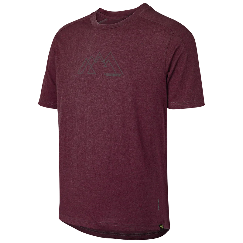 Flow Kids Tech Tee getoutandplay raisin