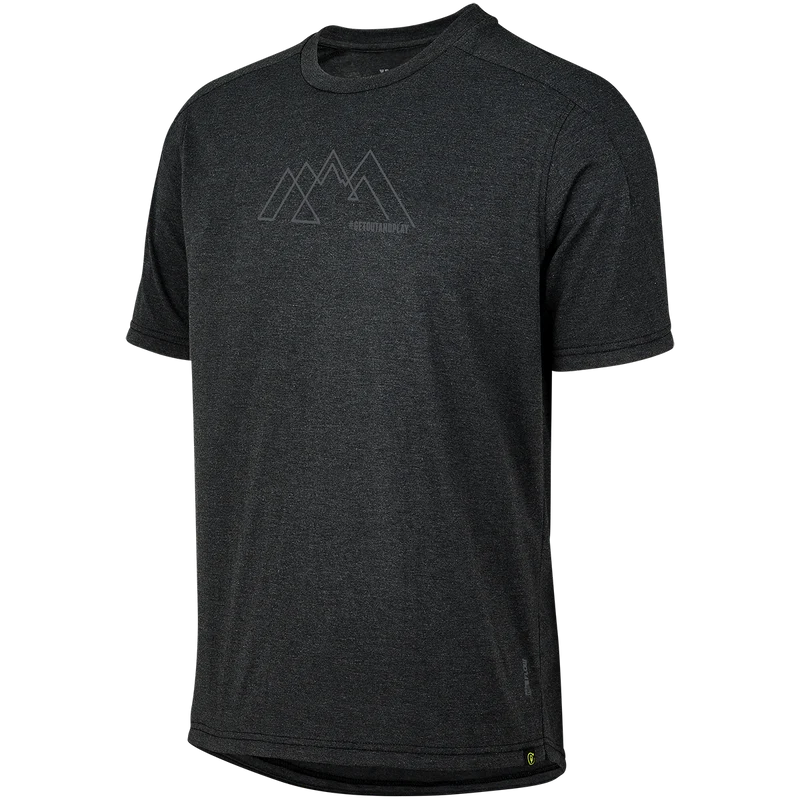 Flow Kids Tech Tee getoutandplay schwarz