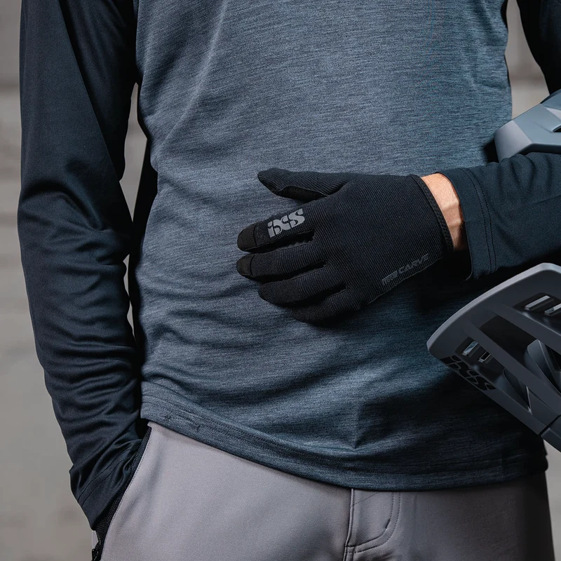 Flow X Kids long sleeve Jersey graphit-solid schwarz