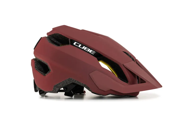 Cube Stray Mips MTB-Helm burgundy