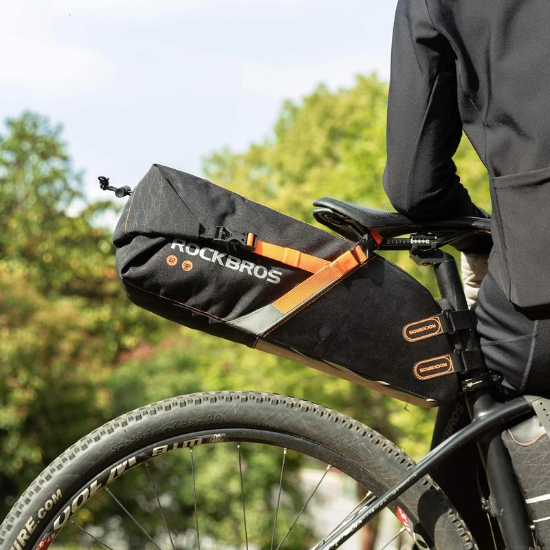 ROCKBROS Satteltasche wasserdichte Fahrradtasche für MTB Rennrad10L