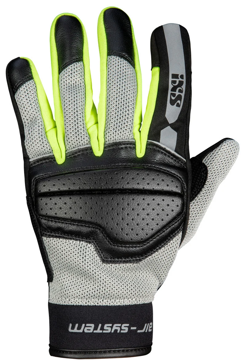 Classic Damen Handschuh Evo-Air schwarz-hell grau-neon gelb