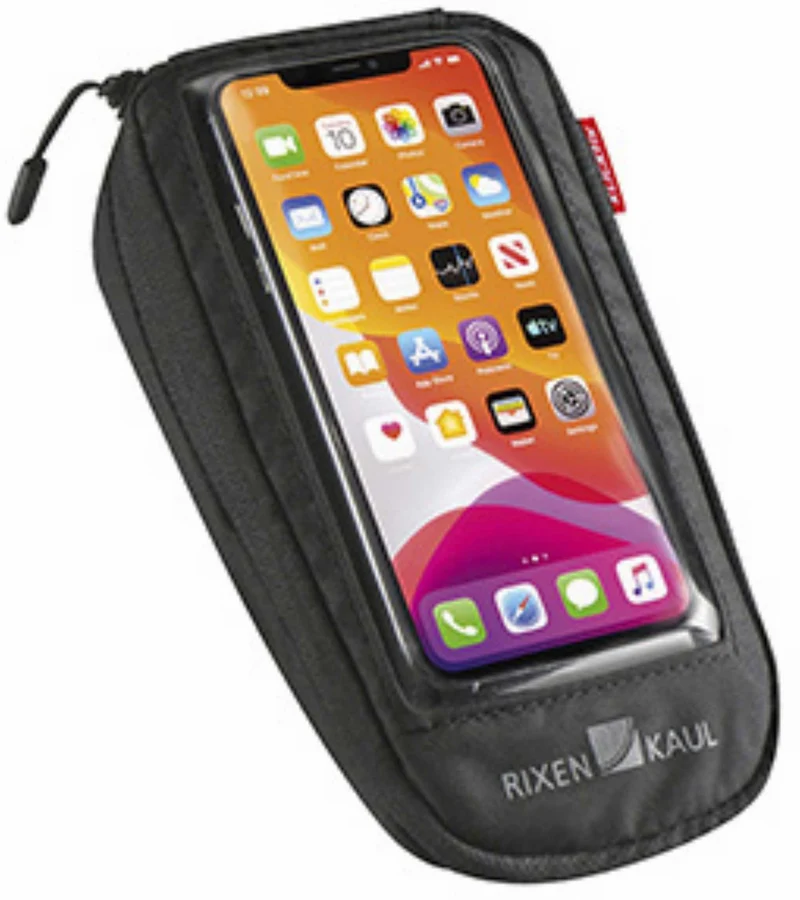 KLICKfix Phonebag Comfort Smartphonetasche transparent/schwarz
