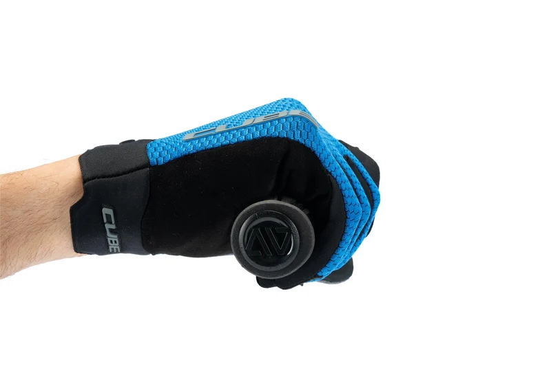 Cube Gravity X Actionteam Handschuhe lang blue