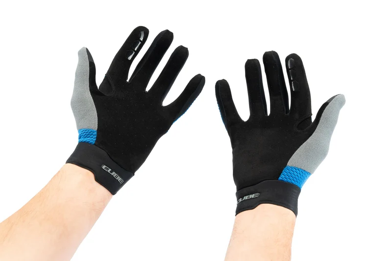 Cube Gravity X Actionteam Handschuhe lang blue