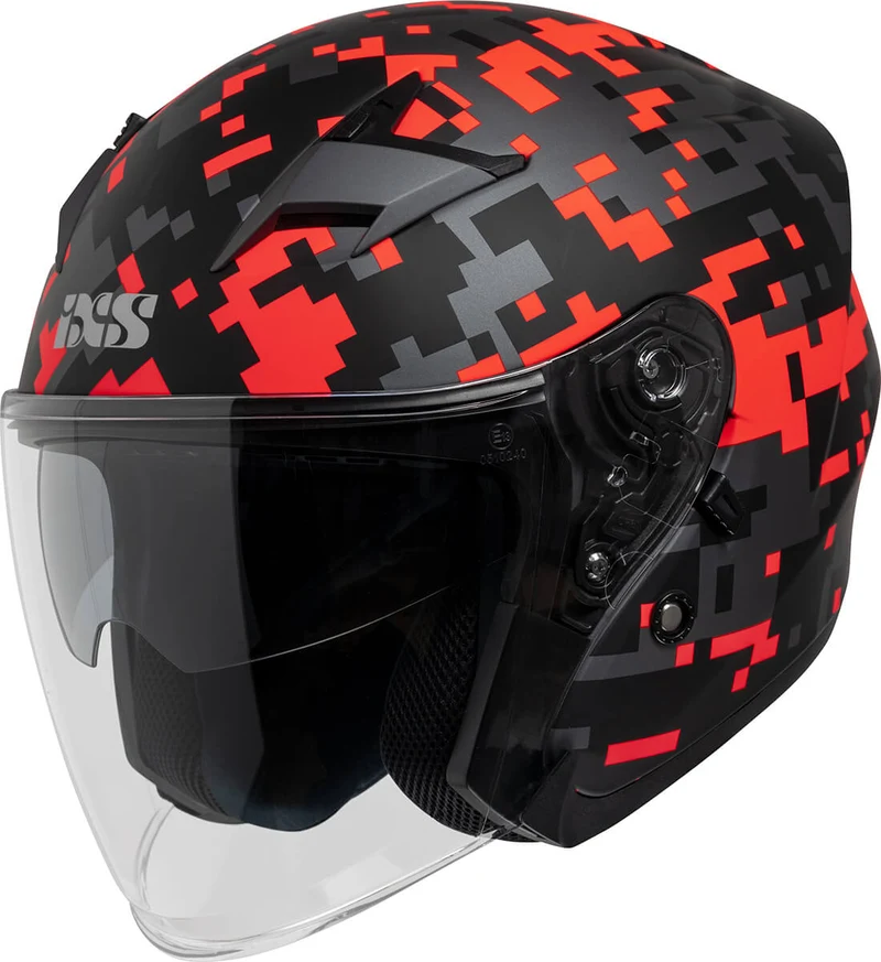 Jethelm iXS99 2.0 schwarz matt-rot