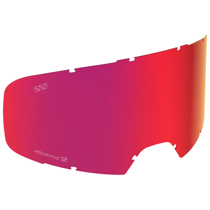 Injected Single Linse getönt Crimson verspiegelt Low Profile