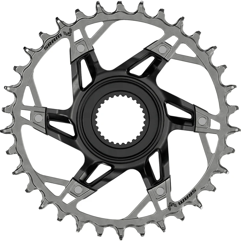 SRAM T-Type Eagle Bosch Kettenblatt 12-fach Direct Mount Aluminium silber