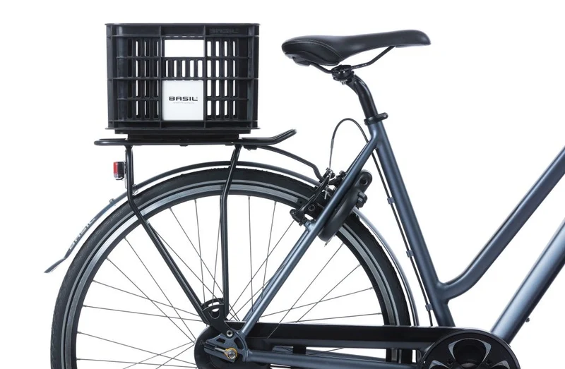 Basil Crate Fahrradkasten schwarz