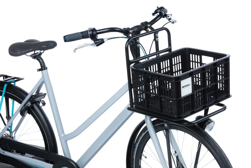 Basil Crate Fahrradkasten schwarz