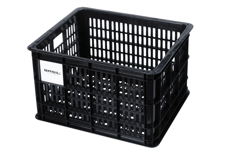 Basil Crate Fahrradkasten schwarz