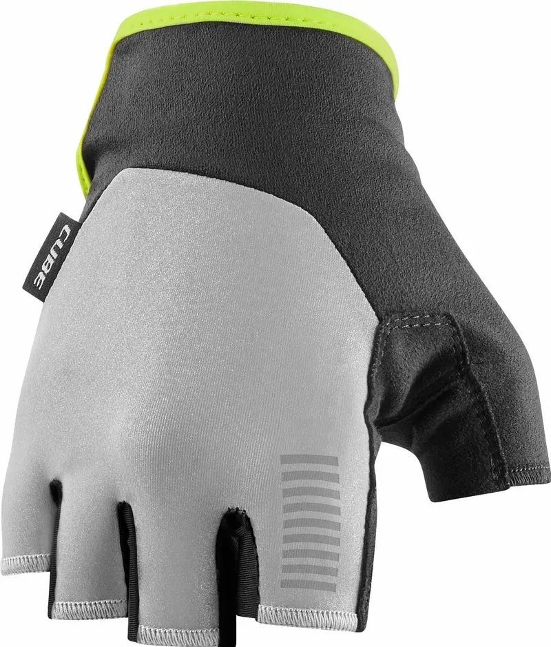 Cube X NF Handschuhe kurz grey´n´yellow
