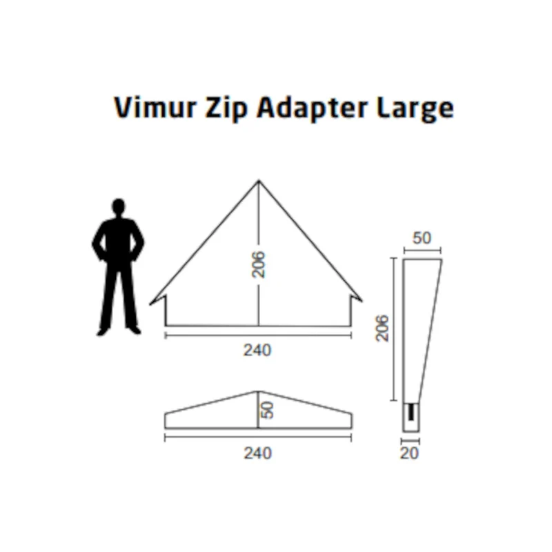 Nordisk - Vimur Zip Adapter Groß