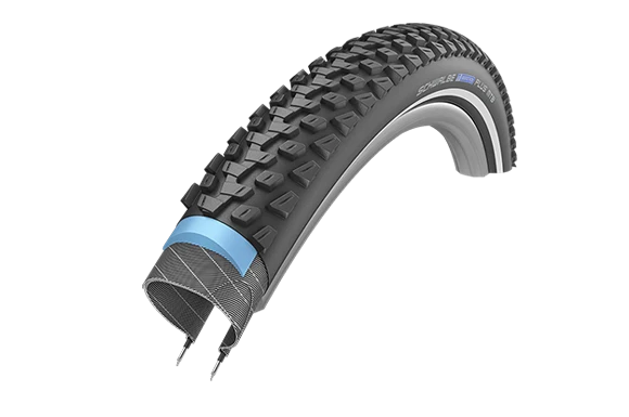 Schwalbe MARATHON PLUS MTB Perf, SmartGuard, TwinSkin 29" Drahtreifen Black-Reflex