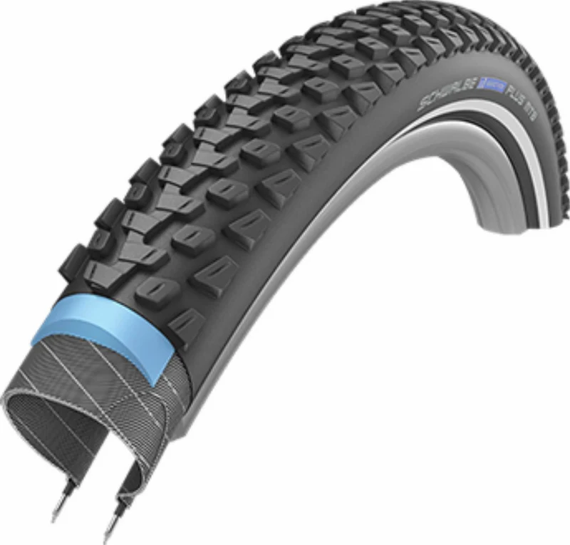 Schwalbe MARATHON PLUS MTB Perf, SmartGuard, TwinSkin 29" Drahtreifen Black-Reflex