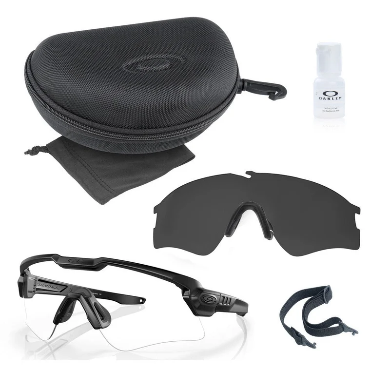 Oakley - SI Ballistic M Frame Alpha Black Array m. 1 klares und 1 graues Glas