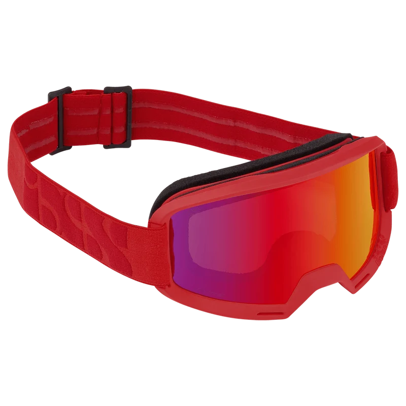 Goggle Hack racing red / mirror crimson