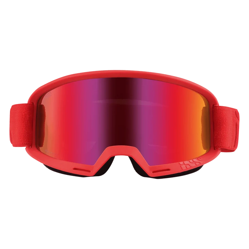 Goggle Hack racing red / mirror crimson