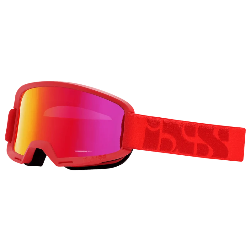 Goggle Hack racing red / mirror crimson