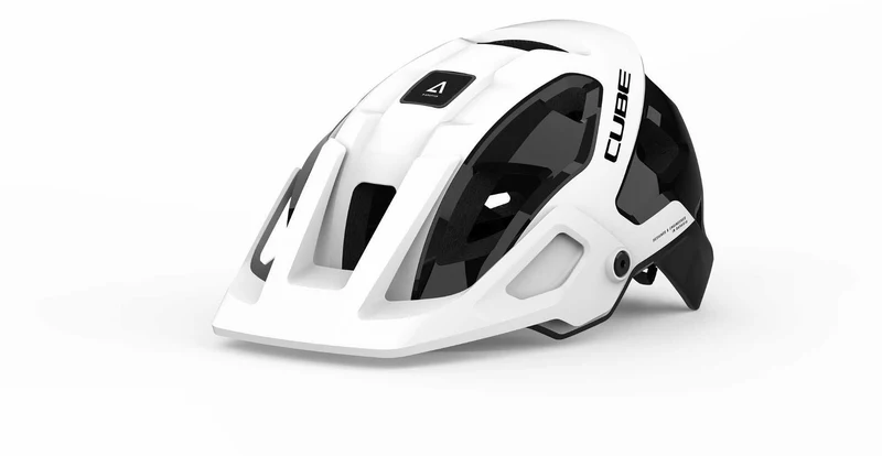 CUBE Helm STROVER white´n´black